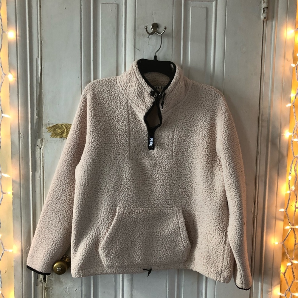 Pink Sherpa Jacket